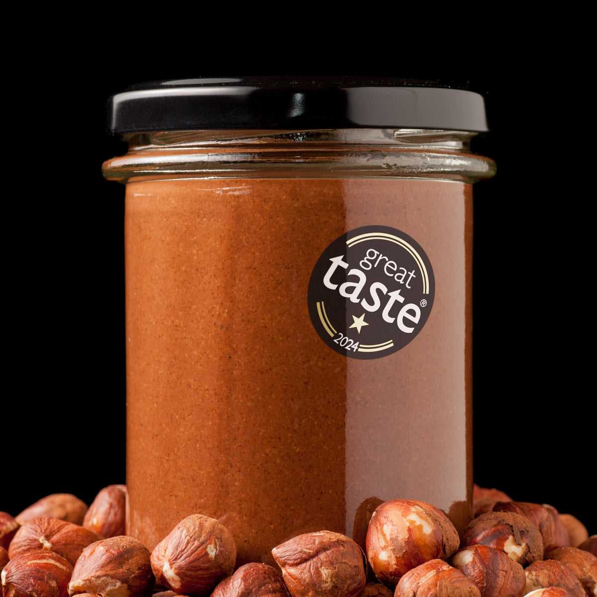 Award-winning, luxurious milk chocolate praline spread