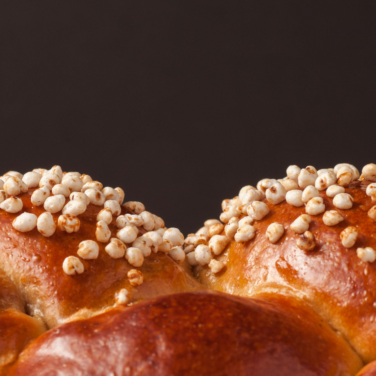 Decorations on Cinnamon Tsoureki (Sweet Spiced Brioche)