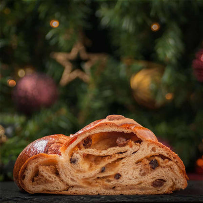 Festive Tsoureki with Frangipane & Mincemeat for Christmas